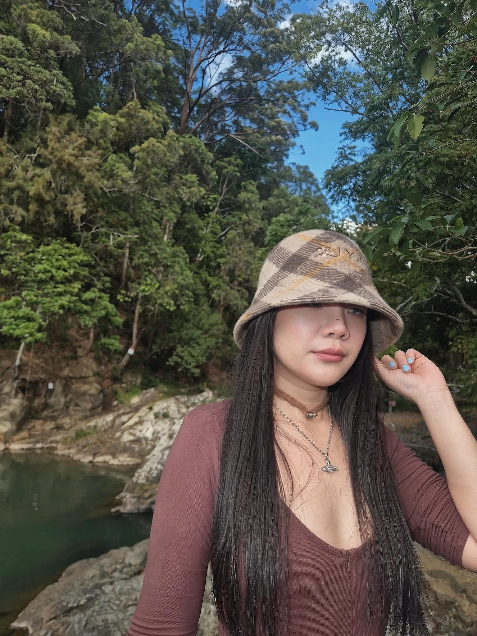ZIYA Plaid Bucket Hat