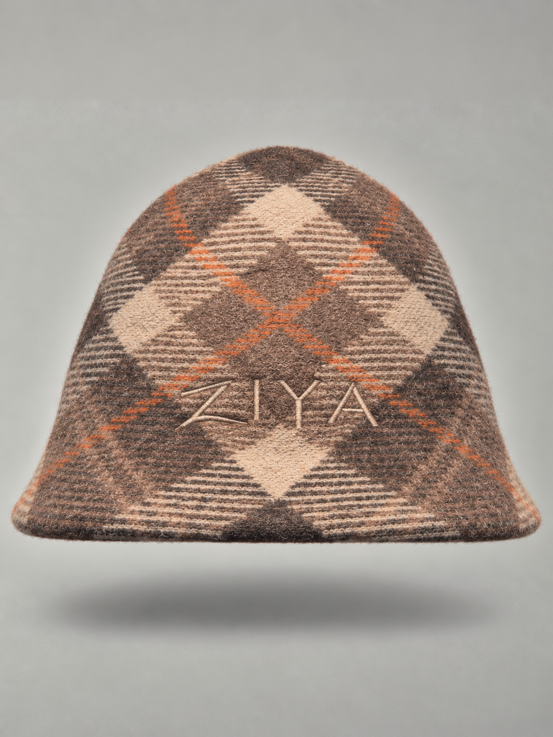 ZIYA | Orange & Earth Plaid